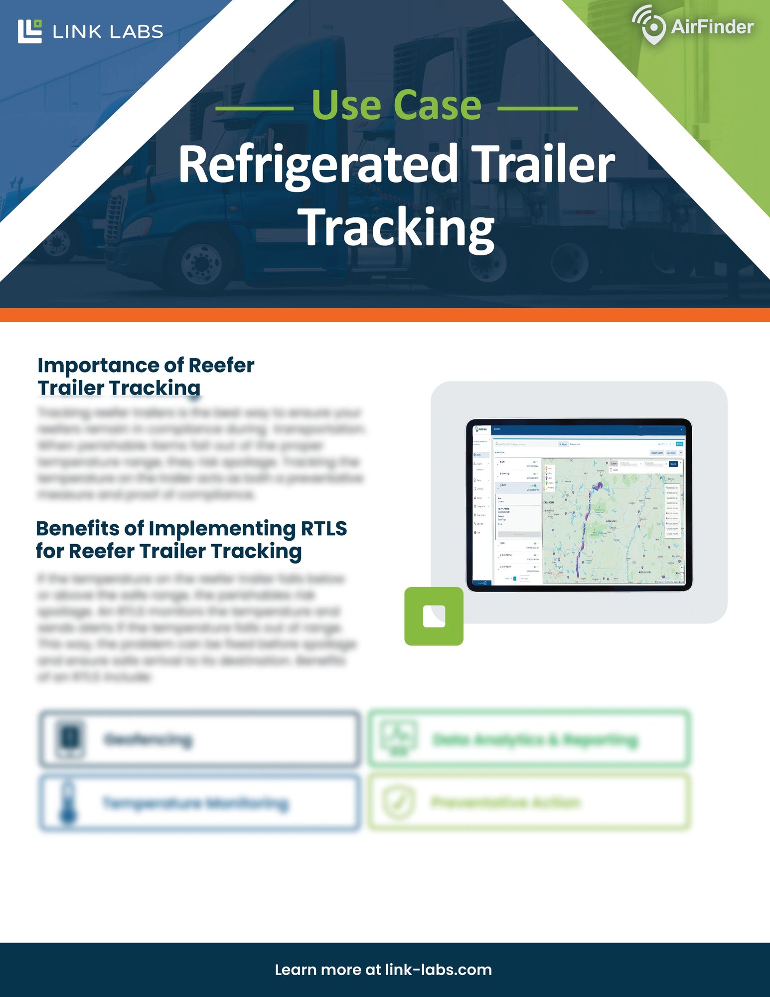 Refrigerated Trailer Tracking Use Case Brief